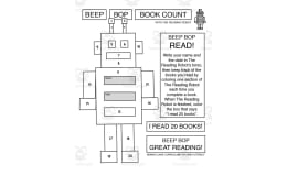 Beep Bop Book Count - Reading Log