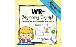 Beginning Digraph: WR- Activity Packet | Printable Resources to Teach Digraphs