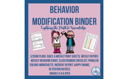 Behavior Modification Binder