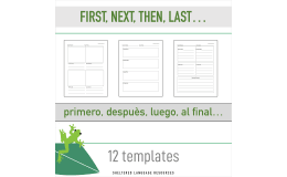 Bilingual First Next Then Last Sequencing Templates