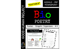 Bio Poetry Writing | Posters & Graphic Organizers