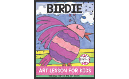 Birdie Art Lesson for Kids