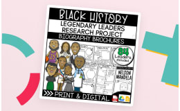 Black History Biography Brochure Research Project