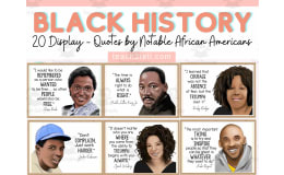 Black History Month Posters – Bulletin Board Art Set