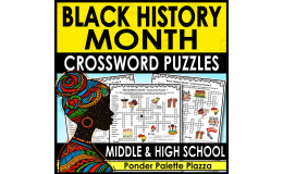 Black History Month Crossword Puzzles + Answer Key
