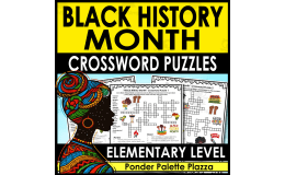 Black History Month Crosswords – Elementary Level