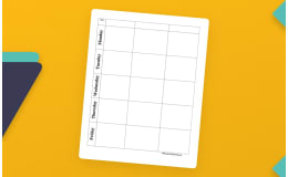 Blank Lesson Plan Template – Editable Form