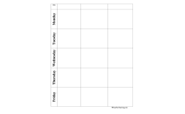 Blank Lesson Plan Template – Editable Form