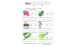 Blends FL, FR Worksheet