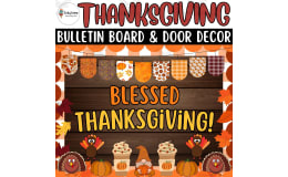 Blessed Thanksgiving!: Bulletin Board and Door Decor kit Crafts