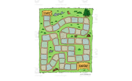 Board Game Template - The Woodland