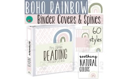 Boho Binder Cover and Spines