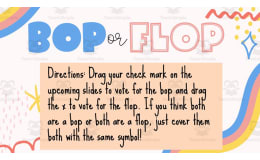 Bop or Flop – Music Class Listening Game
