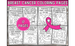Breast Cancer Awareness Month Coloring Pages for Kids