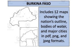 Burkina Faso Map Resources
