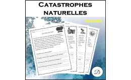 C. de lecture - Catastrophes naturelles / French Reading comprehension