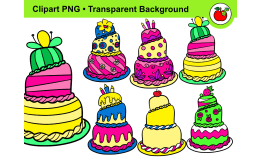 Cake Clipart – Birthday Clipart, Party Clipart PNG