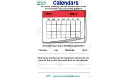 Calendars Activity