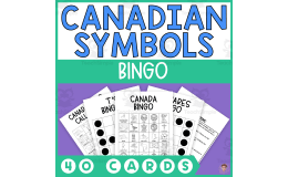 Canada Bingo (40 Cards, 8 Ways to Win)