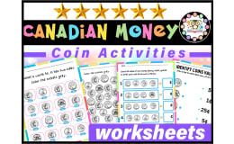 Canadian Coin Money | Canadian Money Activities for 2nd Grade