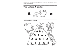 Capital and Lowercase Letters A-O Printable Workbook