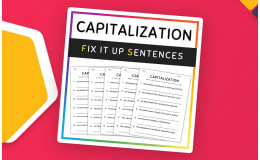 Capitalization Practice and Activities, 5th Grade Grammar Worksheets