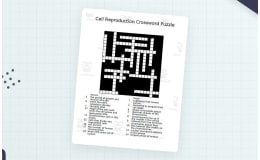 Cell Reproduction Crossword Puzzle – Vocab Review