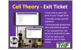 Cell Theory - Digital Exit Ticket and Review Activity