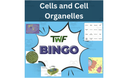 Cells and Cell Organelles Science BINGO Activity