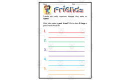 Character Development: Importance of Friends