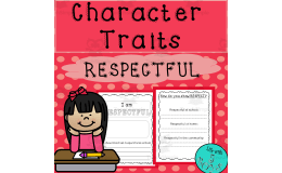 Character Trait Activity for Respectful