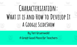 Characterization: What It Is and How To Develop It | Google Slideshow