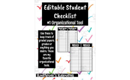 Checklist for Student
