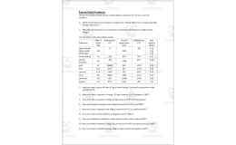 Chemistry: Latent Heat Problems