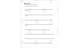 Chemistry Molarity Practice – Solve for Variables