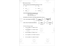 Chemistry Mole Conversion – 16-Problem Practice