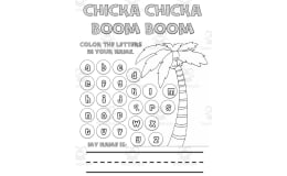 Chicka Chicka Boom Boom – Literacy & Math Activity