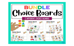 Choice Boards – Visual Communication Tool for Kids