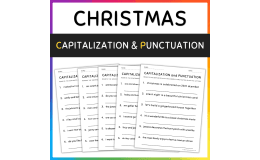 Christmas Fix-the-Sentence – Capitals & Punctuation