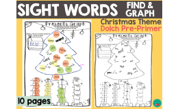 Christmas Sight Words Pre-Primer