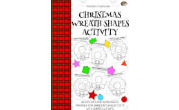 Christmas Wreath Shape Activity