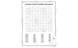 Chronicles of Narnia Word Search