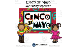 Cinco de Mayo Activity Packet