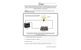 Circuits Worksheet