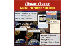 Climate Change – Digital Interactive Notebook