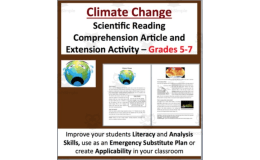 Climate Change - Science Reading Article - Grades 5-7
