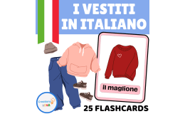 Clothing in Italian.
