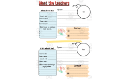 Co-teaching - Meet the Teacher Template / Back to School / First Day