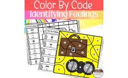 Color By Code | Color By Feelings and Emotions Activity Pack