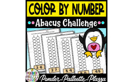 Color By Number - Abacus Challenge - 20 Pages